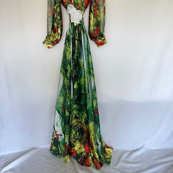 Tropical Waterfalls Maxi Dress - Picture 10 of 16